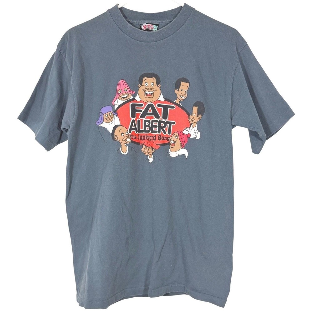 Vintage Scene Not Herd Tee 90s Sz LG Fat Albert The Junkyard Gang Single Stitch
